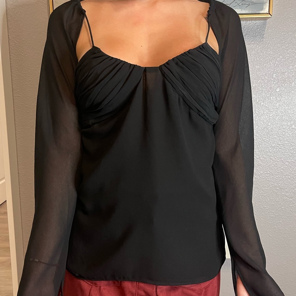 NWOT Zara black top